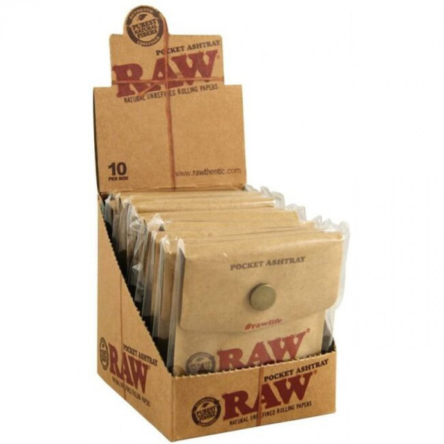 RAW Pocket Ashtray - 10CT Display – Greencloud Wholesale