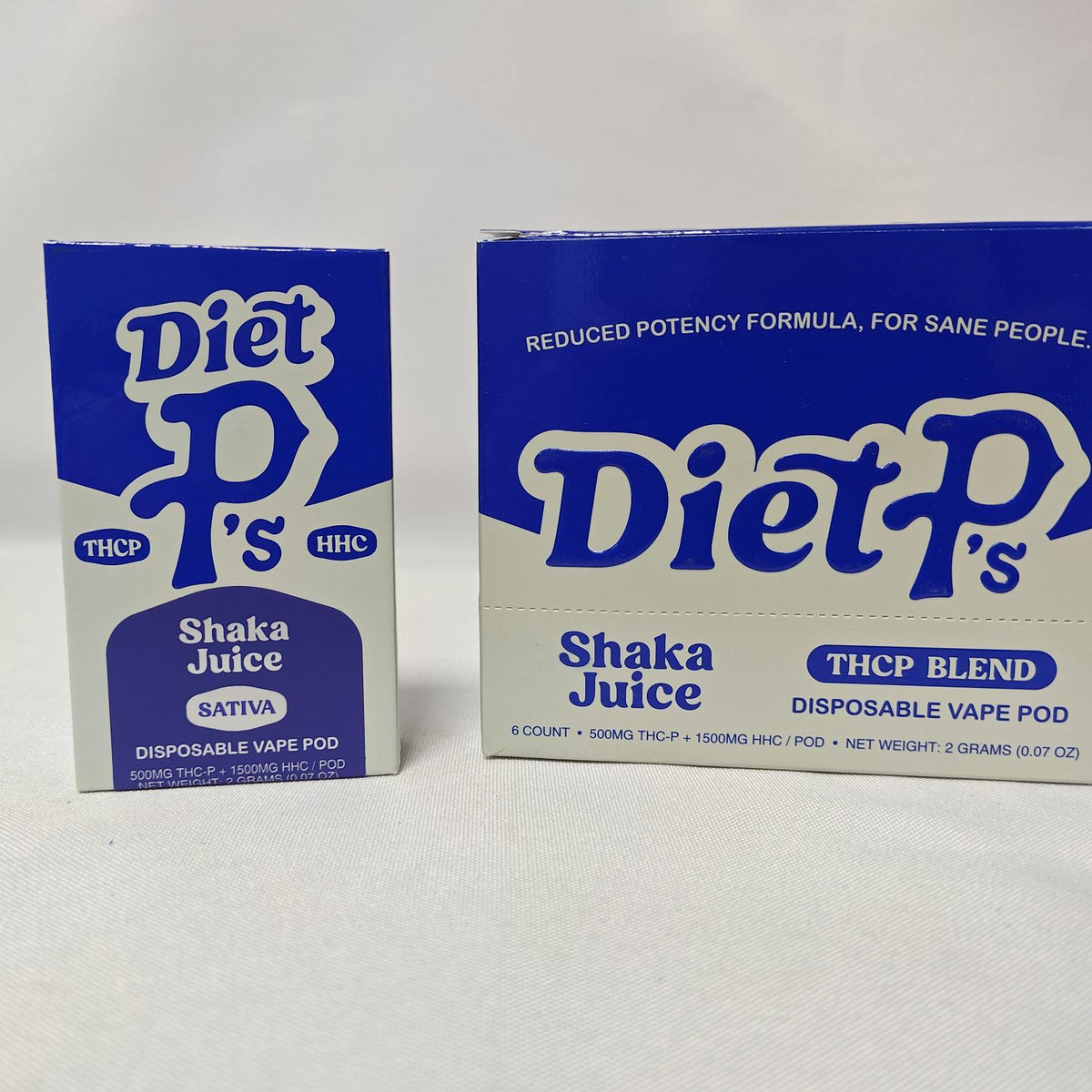 Perfectly Pure Diet P's 2g THC-P Vape Pod - 6CT Assorted Display ...
